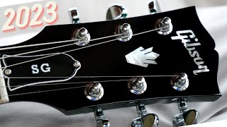 The New SGs are FANTASTIC  2023 Gibson SG Standard Custom Color Series Teal Review  Demo [upl. by Nedearb]