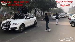 Biggest Car Rally by TYAGIS Makanpur village in support of Luv Tyagi BIGGBOSS11 [upl. by Skutchan]