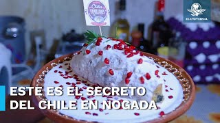 Esta es la receta original de los Chiles en Nogada de Puebla [upl. by Vonni]