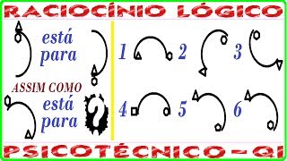 Raciocínio Lógico Figuras Sequências Psicotécnicos QI Quociente de Inteligência Detran Concursos RLM [upl. by Reiners]