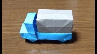 How to Make a origami truckcar [upl. by Calie]