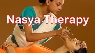 Charak Nasya Ayurvedic Therapy for Migraine Loss of Hair Memory Loss [upl. by Dinerman543]