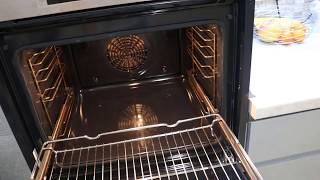 Bosch HBG6730S1 телескопы после первого пиролиза  Bosch oven after first pyrolytic cleaning [upl. by Ledarf]