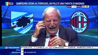 Sampdoria Milan 12 con Tiziano Crudeli [upl. by Ahsie856]