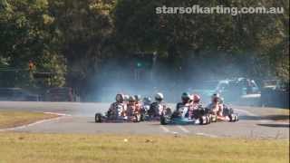 2012 CIK Stars of Karting Series  Round 3 Pro Junior KF3 highlights [upl. by Anyaled]