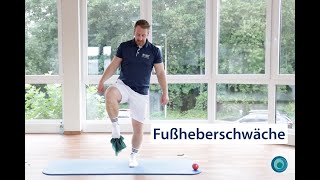 Übungen zum Beschwerdebild Fußheberschwäche  mit Felix [upl. by Lou]