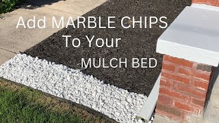 Add Marble Chips to Your Mulch Bed Whitley amp Chill Season 3 Episode 3 [upl. by Tessi]