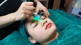 Asmr Massage LUXURY SKINCARE with 27 Aqua Peeling Facial Massage at La Base Spa [upl. by Clareta622]