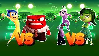 INSIDE OUT JOY vs DISGUST vs FEAR vs ANGER Tiles hop EDM Rush coffin dance [upl. by Naelopan554]