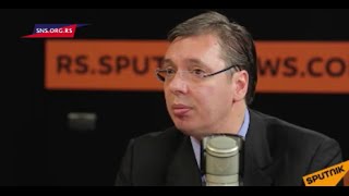 Vučić za Sputnjik Srbija nikad neće više neće biti protiv Srpske [upl. by Adohr411]