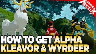 How to Get Kleavor amp Wyrdeer in Pokemon Legends Arceus [upl. by Ykcub109]