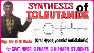 Tolbutamide synthesis [upl. by Gillmore926]