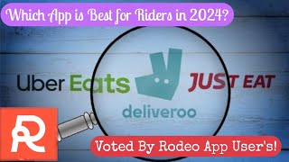 Deliveroo Uber Eats or Just Eat Which App is Best For Riders in 2024 [upl. by Helena900]