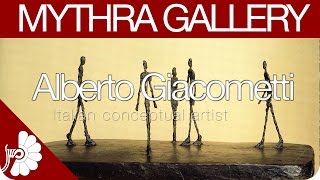 Alberto Giacometti  Swiss sculptor painter draughtsman and printmaker [upl. by Burt]