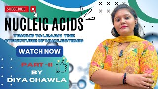 Structure of Nucleotides Part ll  Biology by Diya Chawla  12th NEET BSc Life Sciences MSc [upl. by Toffic115]