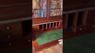 Chippendale Mahogany Secretaire Breakfront Library Bookcase [upl. by Mel112]