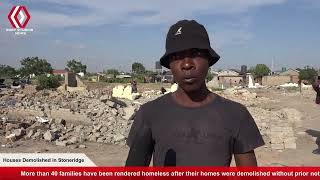 Houses demolished in Stoneridge  Churu Farm [upl. by Niowtna]