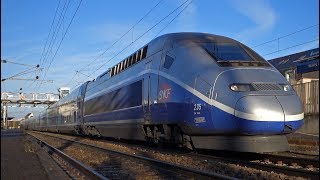 TGV Intercités TER et Transilien en gare de ManteslaJolie [upl. by Zeret]