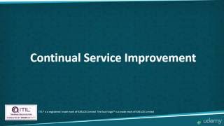 001 Continual Service Improvement CSI [upl. by Domeniga]