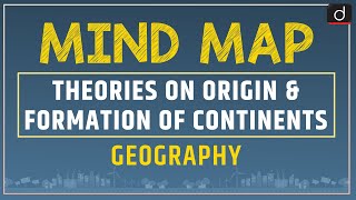 Theories on Origin amp Formation of Continents  MIND MAP  Drishti IAS English [upl. by Ylimme558]