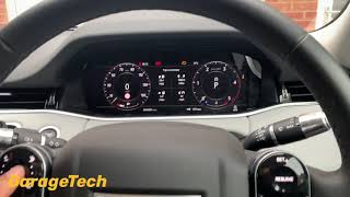 How to check when your service is due Range Rover Evoque where to find service amp Adblue information [upl. by Imeaj]