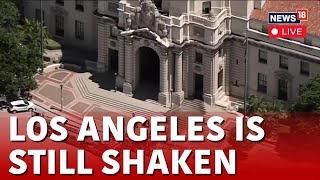 Live  Earthquake Shocks Los Angeles  Los Angeles Earthquake Live News  News18 Live  N18G [upl. by Craw]