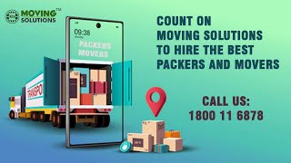 Count on Moving Solutions to Hire Best Packers and Movers [upl. by Barbarese]