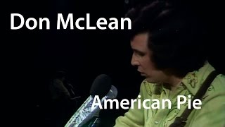 Don McLean  American Pie  Live 1971 Restored [upl. by Blankenship]