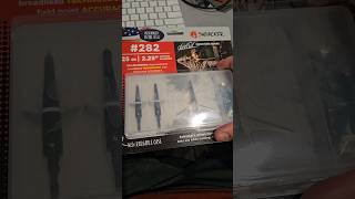 Swhacker Broadheads have arrived for Testing shorts archery arrow broadhead test review fyp [upl. by Wyon]