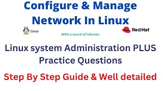 How To Configure amp Manage Network In Linux  RHEL 9 amp Ubuntu  RHCSA 9  EX200V9  Lesson 6 [upl. by Esmeralda654]