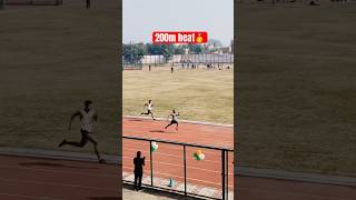 200m heat me first ￼place 200m army sports motivation sportsinspiration trending trend run [upl. by Fonzie]