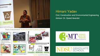 NDSU Three Minute Thesis 2024 Finalist Himani Yadav [upl. by Sergias]