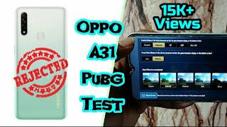 Oppo A31 PUBG Test and Full Gaming Review [upl. by Blondy609]