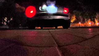 MINI Cooper R50 new exhaust insane noise and flames [upl. by Nivlen]