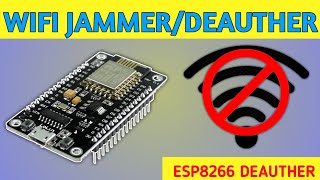 Making WiFi Jammer With NodeMCU ESP8266 at home  WiFi Deauther  Abdulla Tech 49 [upl. by Egief528]