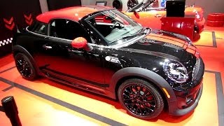 2014 Mini John Cooper Works Coupe  Exterior and Interior Walkaround  2014 Detroit Auto Show [upl. by Rockey]