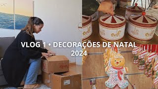 VLOG 1 • Decorações de Natal 2024 [upl. by Arednaxela]