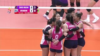 Galanza PERSONAL 50 RUN for Creamline vs Choco Mucho 🤯  202425 PVL ALLFILIPINO CONFERENCE [upl. by Ravahs]