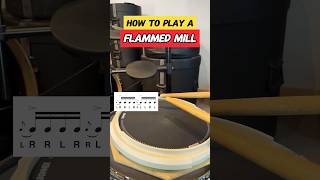 How to play a FLAMMED MILL drums [upl. by Ubana]