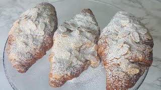 ♡Almond croissants recipe♡ Easy shortcut method [upl. by Ecital]