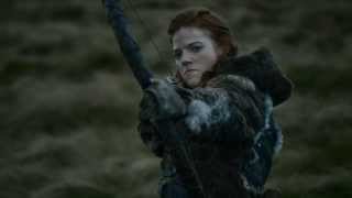 Games Of Thrones Ygritte shoots John Snow 3 times with arrows s03e10 [upl. by Eiuqnom]