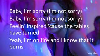 Demi Lovato  Sorry Not Sorry Clean Lyrics [upl. by Ylimme]