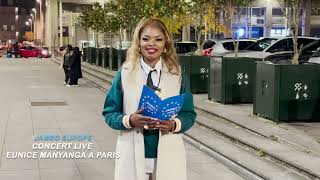 JAMBO EUROPE CONCERT LIVE EUNICE MANYANGA A PARIS 1 [upl. by Eartnoed184]