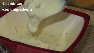 Salsa allo yogurt solo 3 ingredienti La ricetta perfetta [upl. by Goddart]