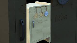 Simple Safe with Combination Lock woodworking wood diy [upl. by Htiduy]