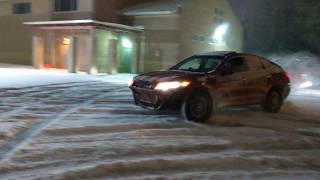 Honda Crosstour Playing In Snow [upl. by Leicester290]