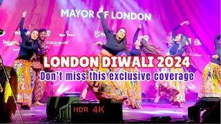 London Diwali 2024 🪔 Hosted by Mayor of London at Trafalgar Square [upl. by Vaish]