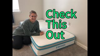 Linenspa 10 Inch Memory Foam and Spring Mattress Review [upl. by Oirramaj]