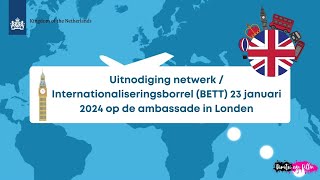 Uitnodiging  BETT werk borrel 2024 [upl. by Eppie236]