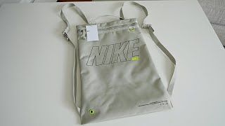 UnboxingReviewing The Nike Utility Gymsack Printed On Body 4K [upl. by Ikceb760]